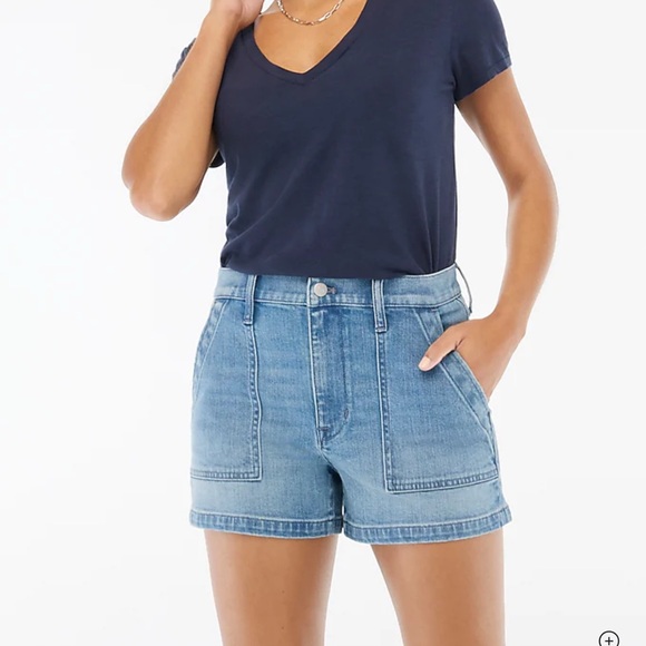 J. Crew Women’s Utility Denim Shorts size 29 - Picture 3 of 3